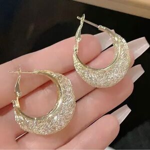 Unique Hoop Earrings Stainless Steel